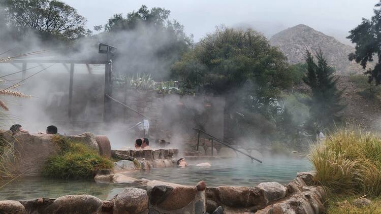 Relajarse en las aguas termales de Cacheuta