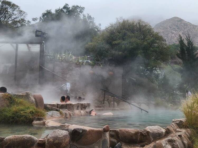 Relajarse en las aguas termales de Cacheuta