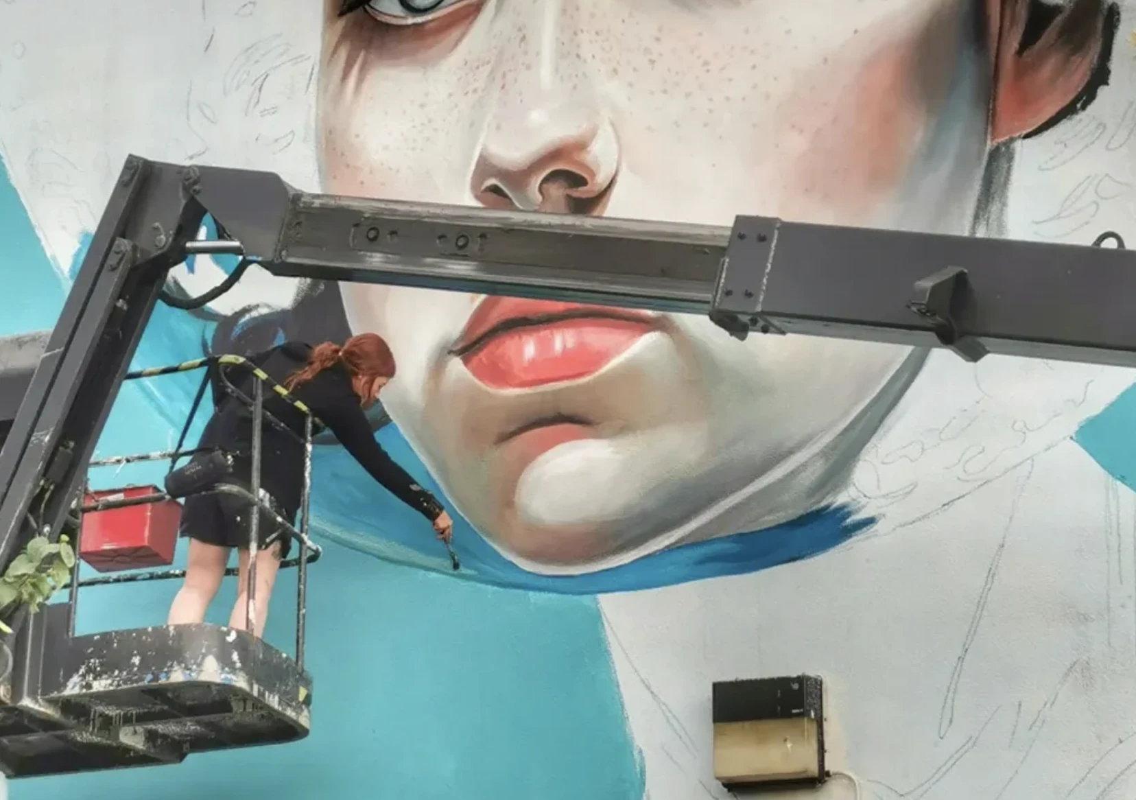 Patr&iacute;cia Mariano no Muro Lx