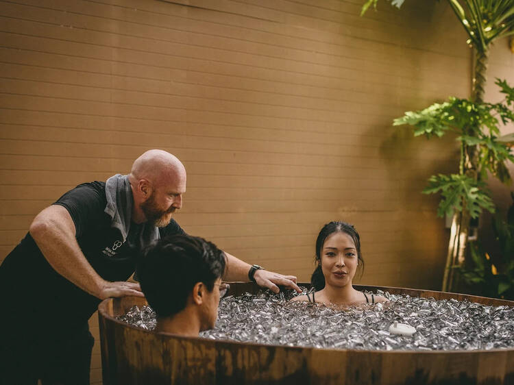 Shock your system awake with ice baths and breathwork at Stuart and Kam's Saturday sessions Shock your system awake with ice baths and breathwork at Stuart and Kam's Saturday sessions
