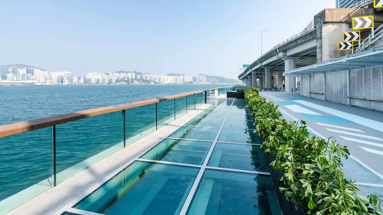 Hong Kong Island promenade East Coast boardwalk