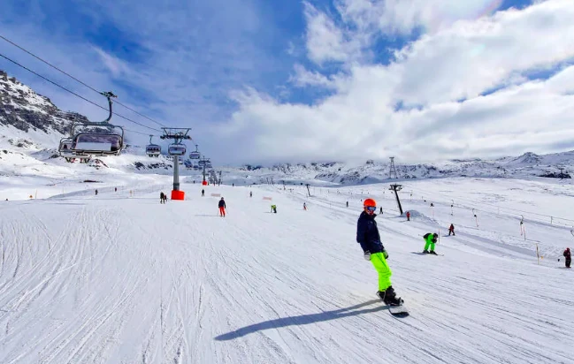 neu, esquiar. it&agrave;lia