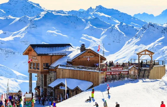 neu, esquiar. fran&ccedil;a