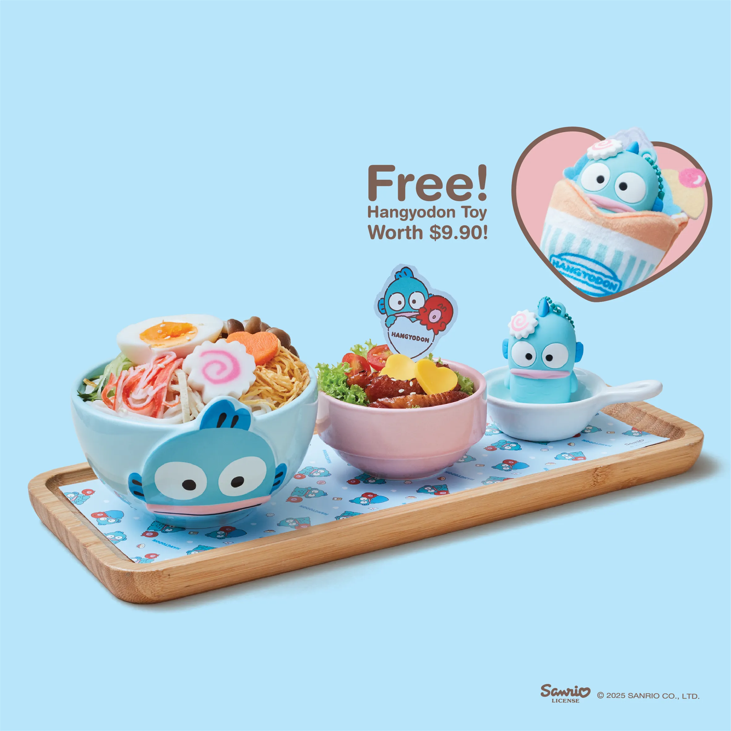 Sanrio Hangyodon Cafe in Singapore 2026