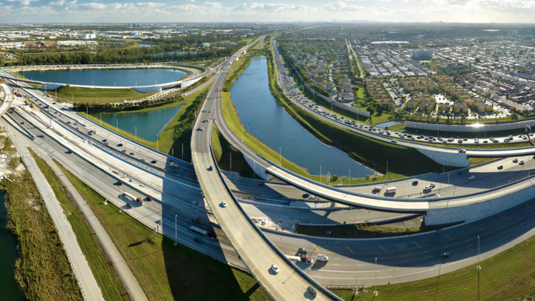 Expressway in Miami