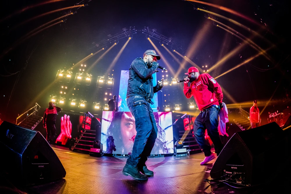 Wu-Tang Clan performing live in Amsterdam in 2019