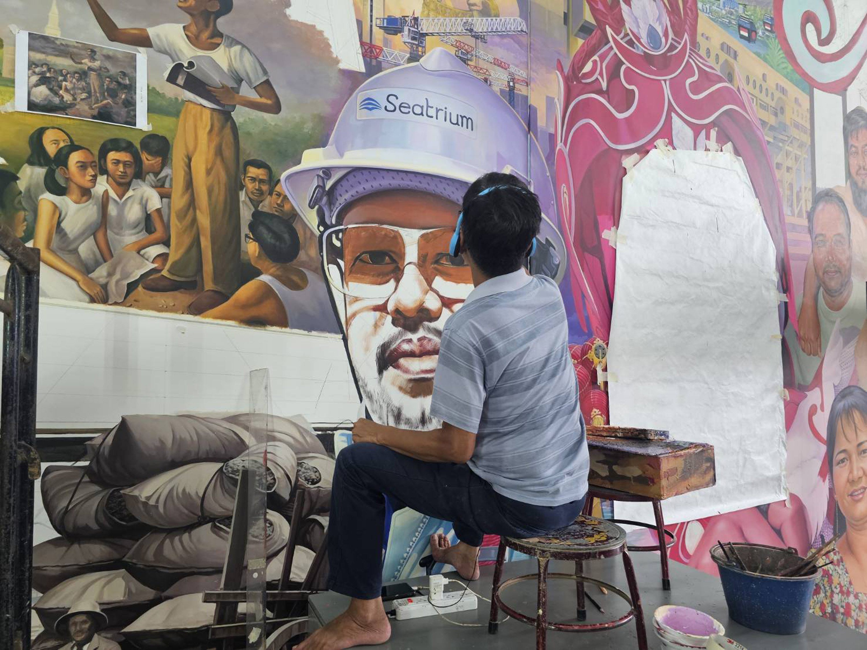 SINGAPORAMA by Navin Rawanchaikul