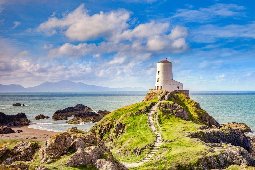The Old Lighthouse on Llanddwyn,,Anglesey,