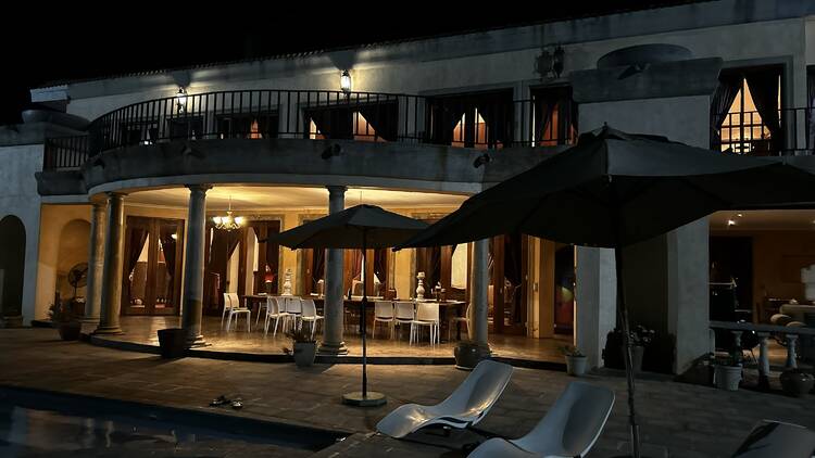 Vaal Villa night time view 