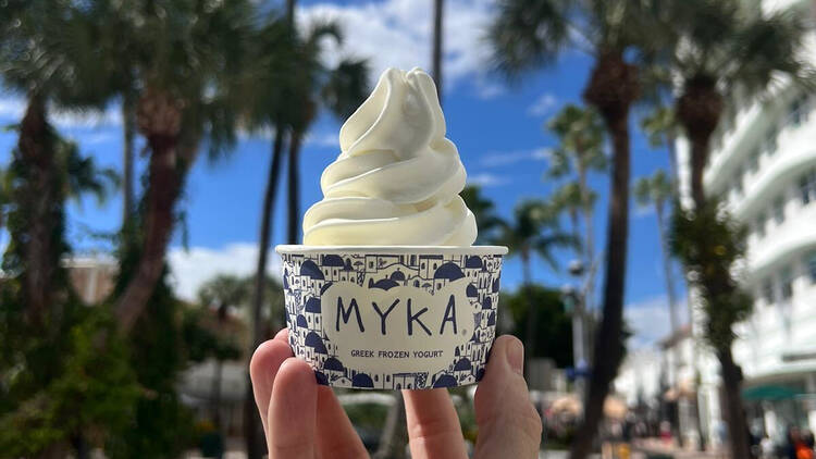 Myka Greek frozen yogurt