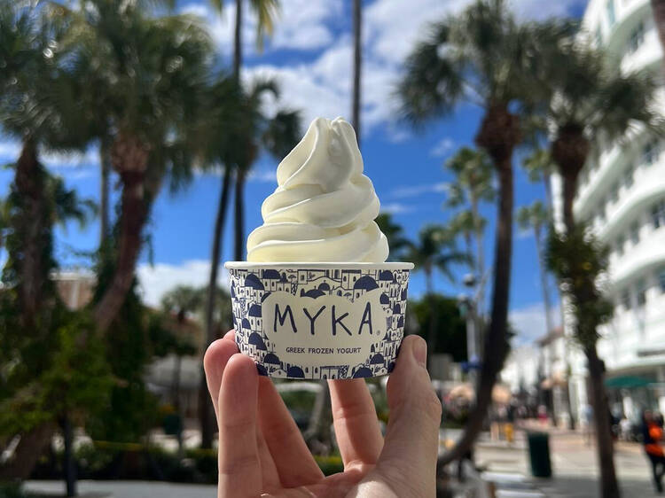 Viral Madrid-based Greek yogurt ice cream brand Myka just opened its first U.S. store in Miami