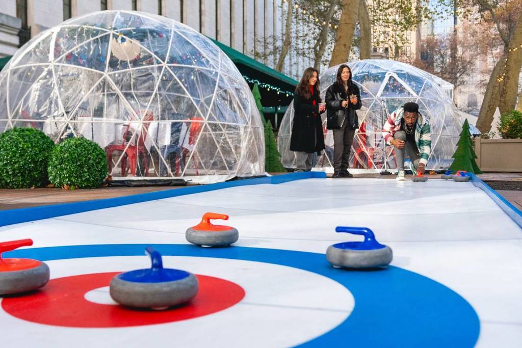 Free curling returns to Bryant Park this February