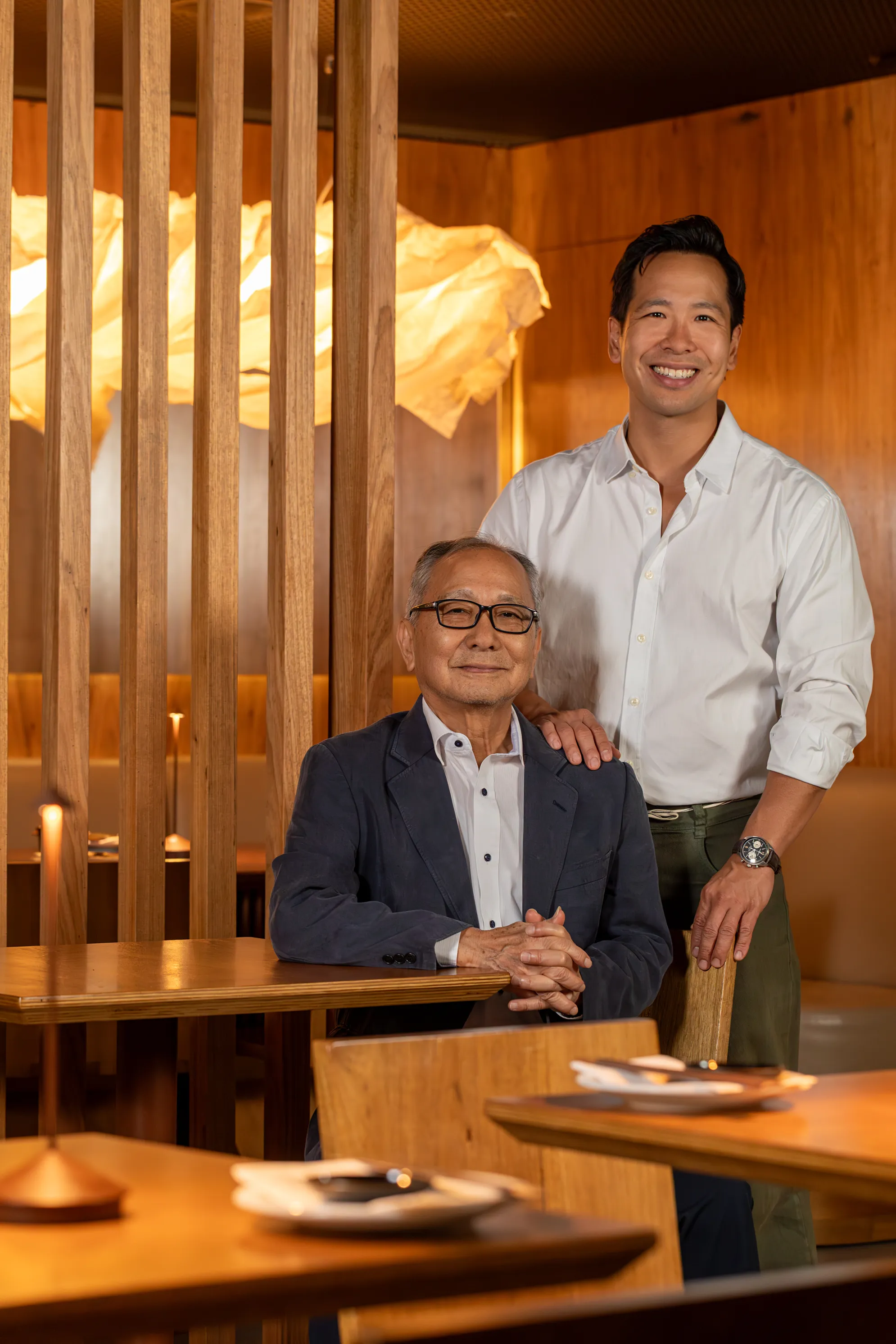 Mike San e Sei Shiroma, pai e filho