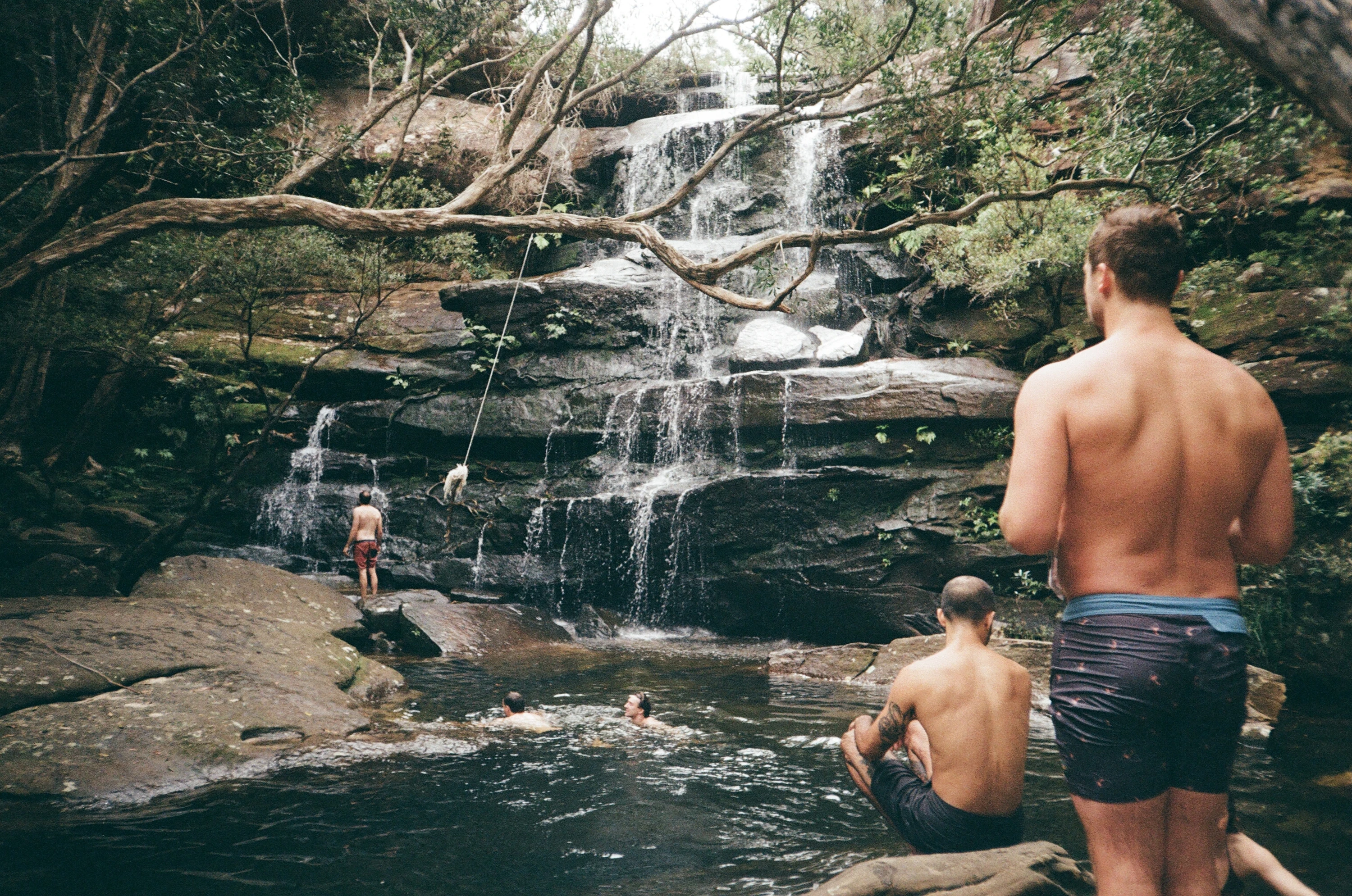 waterfall on Wondabyne to Patonga hike