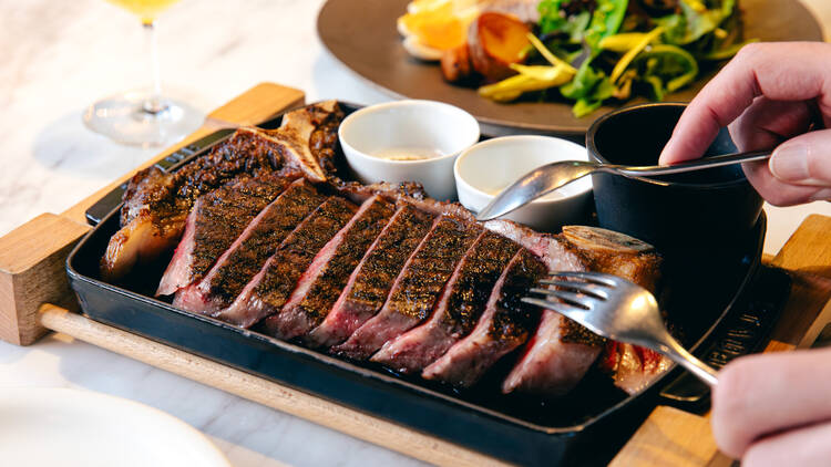 You can savour an ever-changing multicourse dinner menu