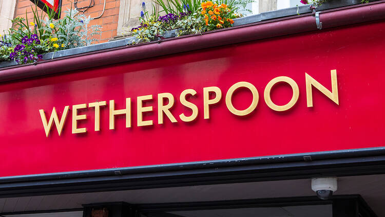 Wetherspoon pub in Taunton, England Wetherspoon pub in Taunton, England