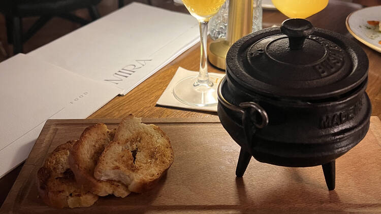 Mira mussel hot pot and porn star martini