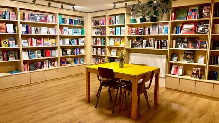 A new bookshop café has opened next to Hampstead Heath
