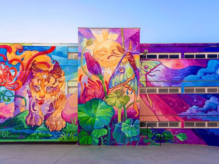 Este mural 3D de Madrid, nominado como uno de los mejores del mundo: forma parte de esta popular ruta de arte urbano