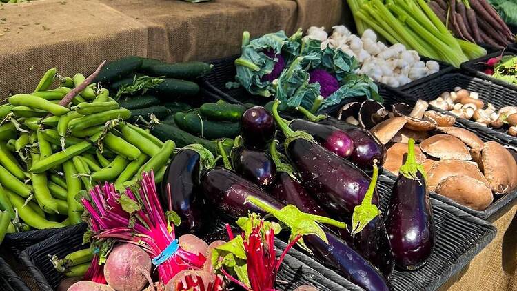 Some of the produce at the Peckham Farmers Market