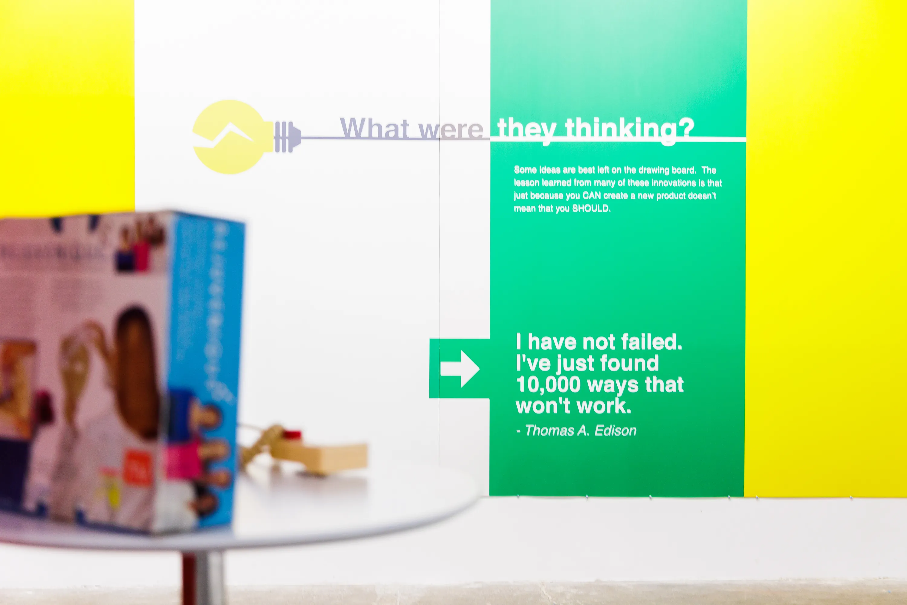 An exhibit from the Museum of Failure