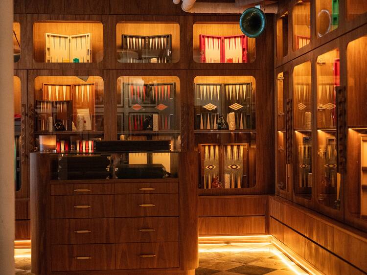 The first-ever backgammon cafe in NYC is absolutely stunning