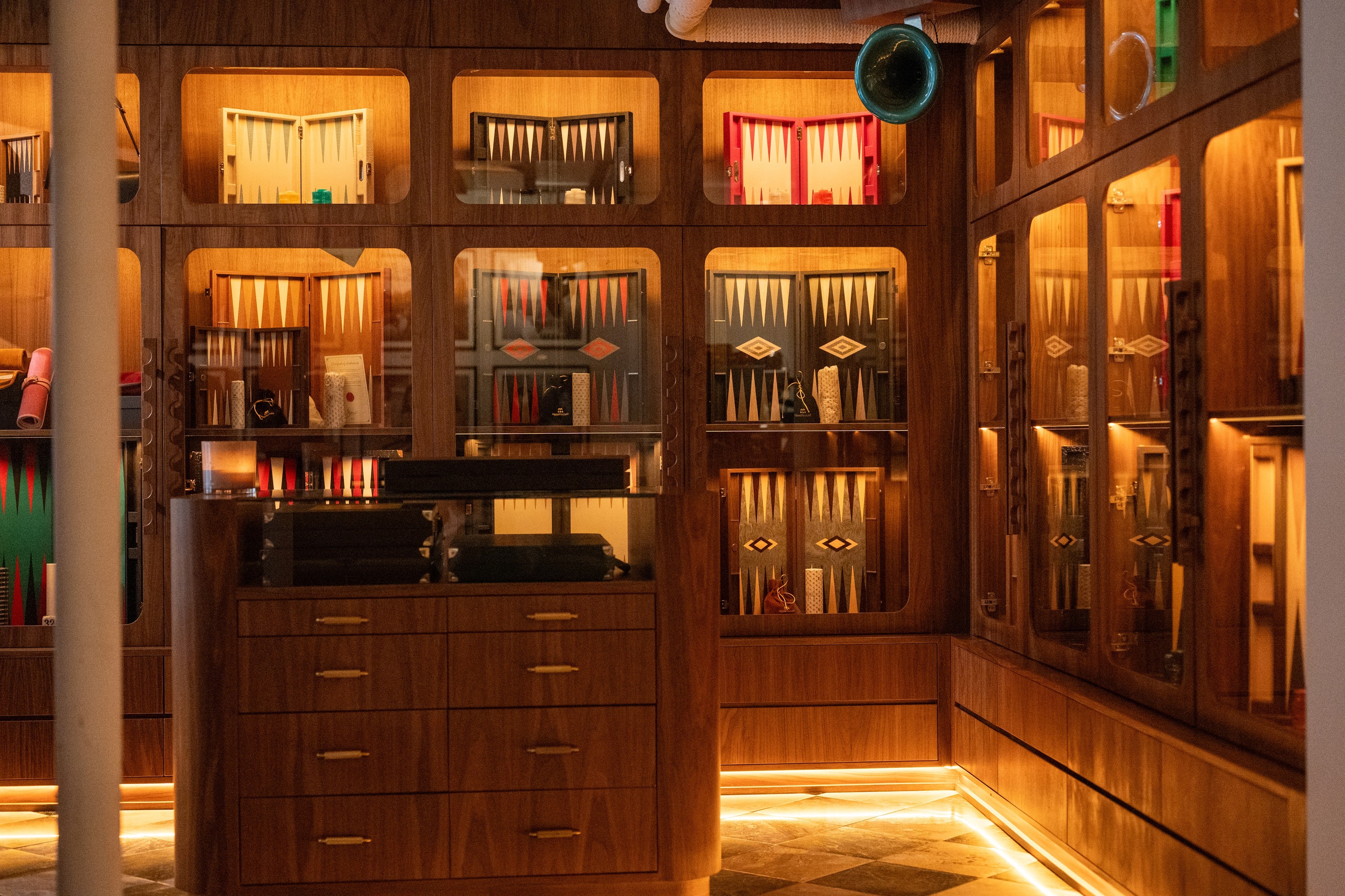 The first-ever backgammon cafe in NYC is absolutely stunning