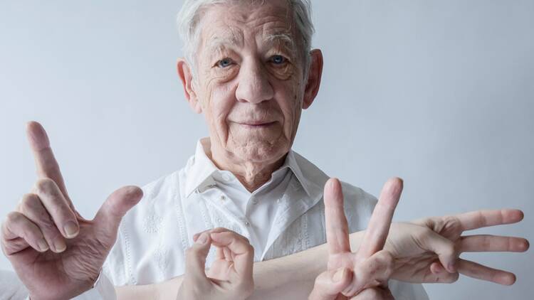 Ian McKellen portrait by Tim Walker