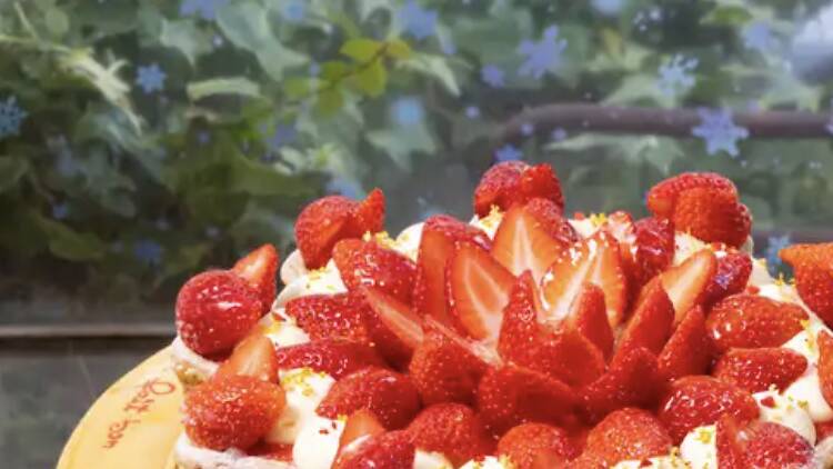 いちごさんどう