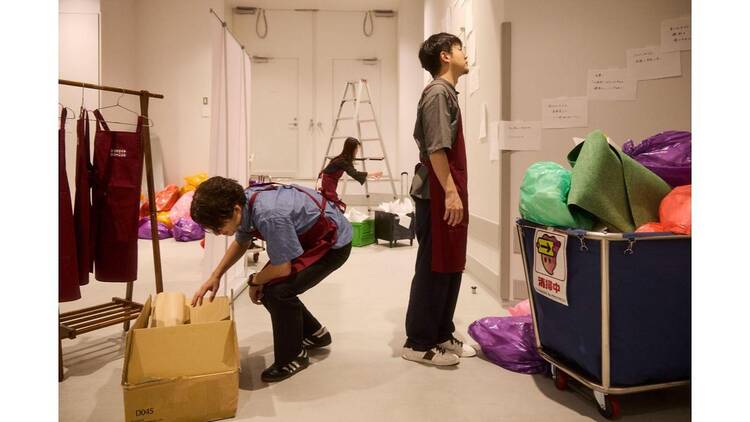 どこか奇妙な職業体験 虎ノ門ヒルズ清掃員