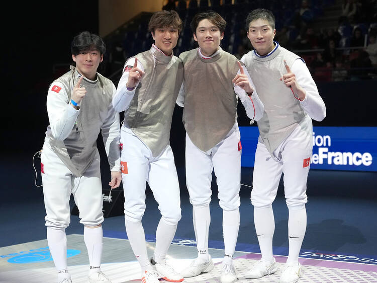 Hong Kong men’s foil team cinch fencing gold at FIE World Cup in Paris