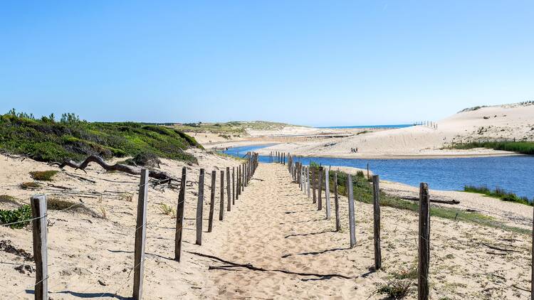 A beach at Moliets-et-Maa