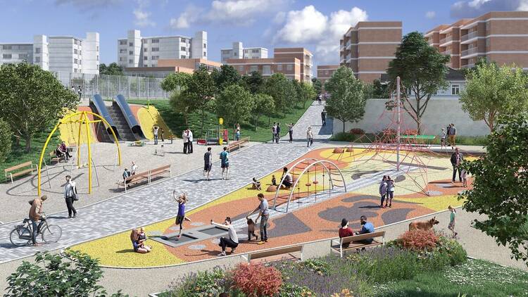 Parque de Juan Carmona 'Habichuela'. Ayuntamiento de Madrid