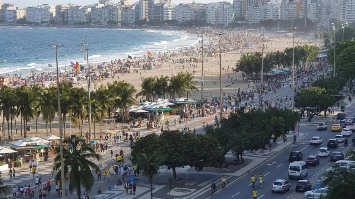 Praia de Copacabana &ndash; Rua Rep&uacute;blica do Peru (altura do Posto 3)