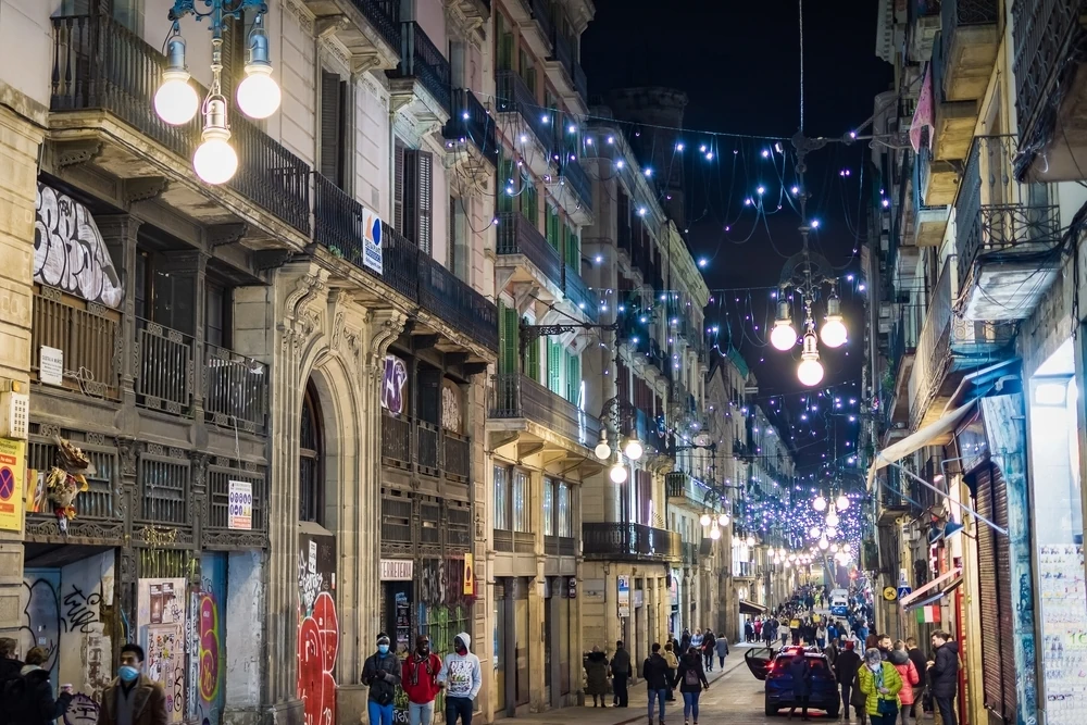 llums, nadal, ciutat vella