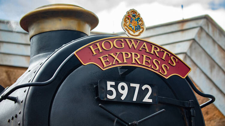 The Hogwarts Express from Harry Potter