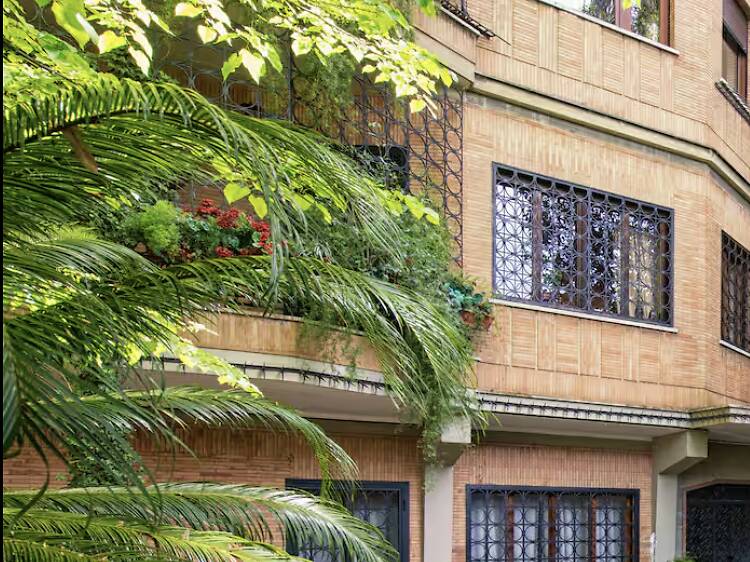 Large apartment with private garden