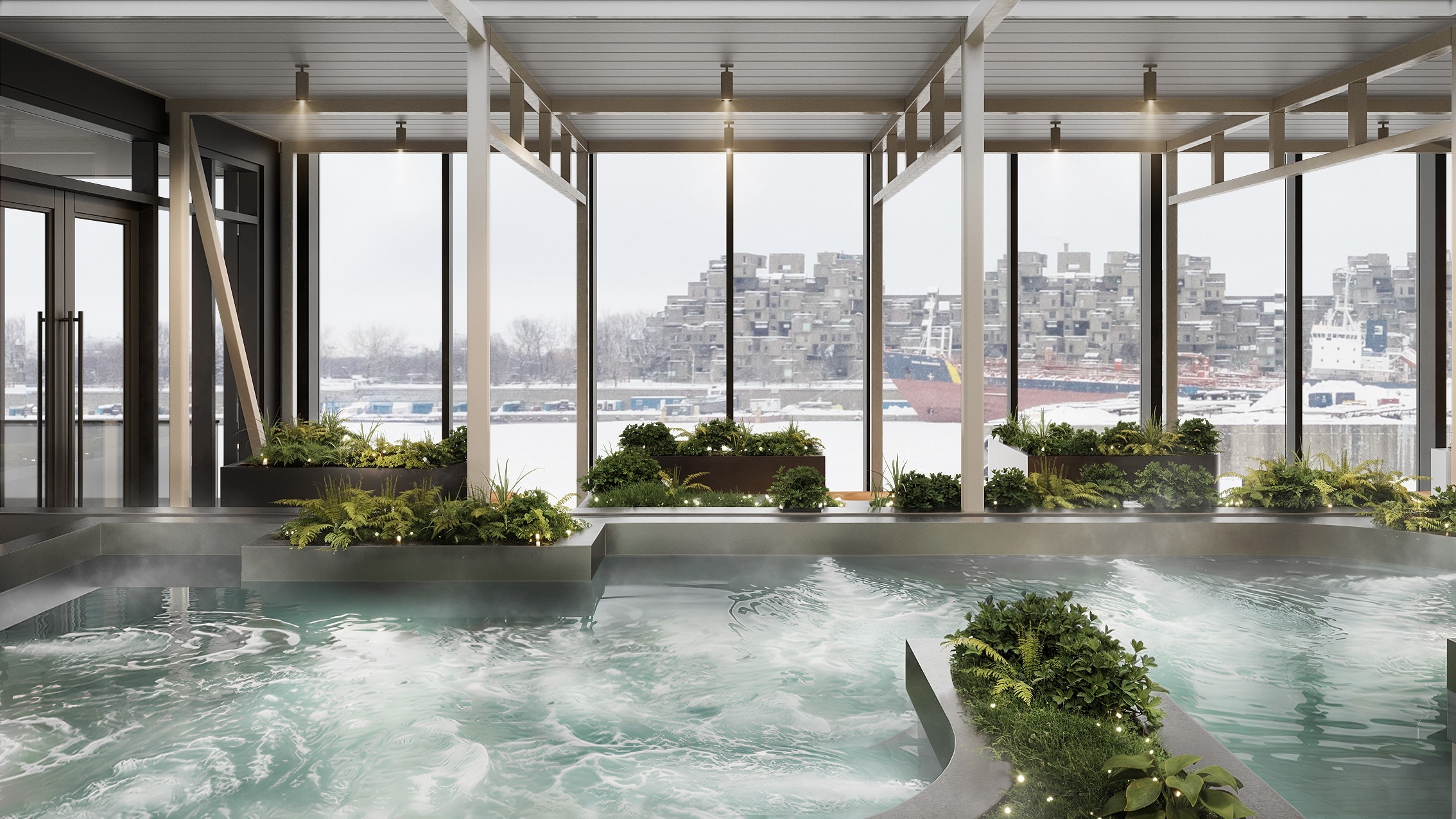 Montreal’s iconic floating spa is expanding this winter with a second boat and massive sauna