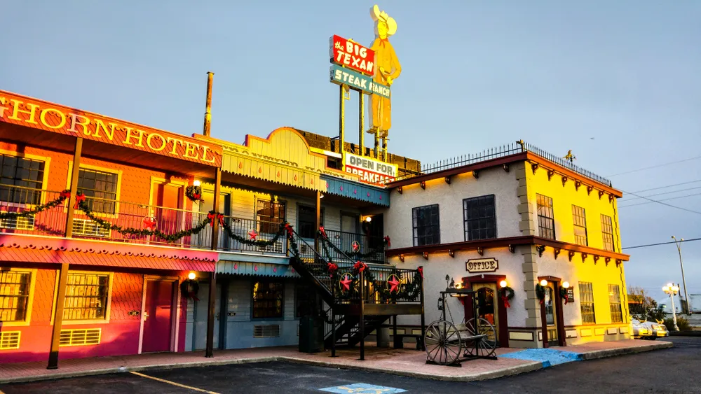 Big Texan Steak Ranch, a restaurant along Route 66