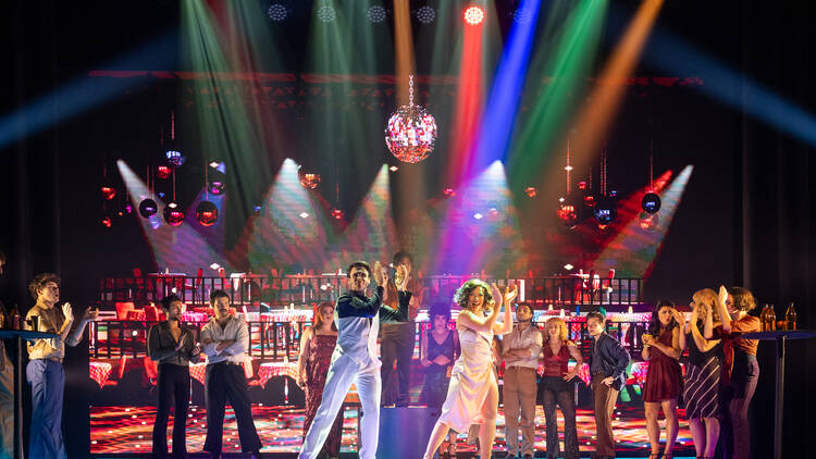 A scene from 'Saturday Night Fever'.