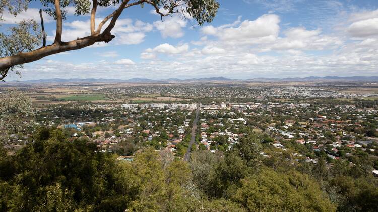 Views of Tamworth from Oxley Scenic Lookout