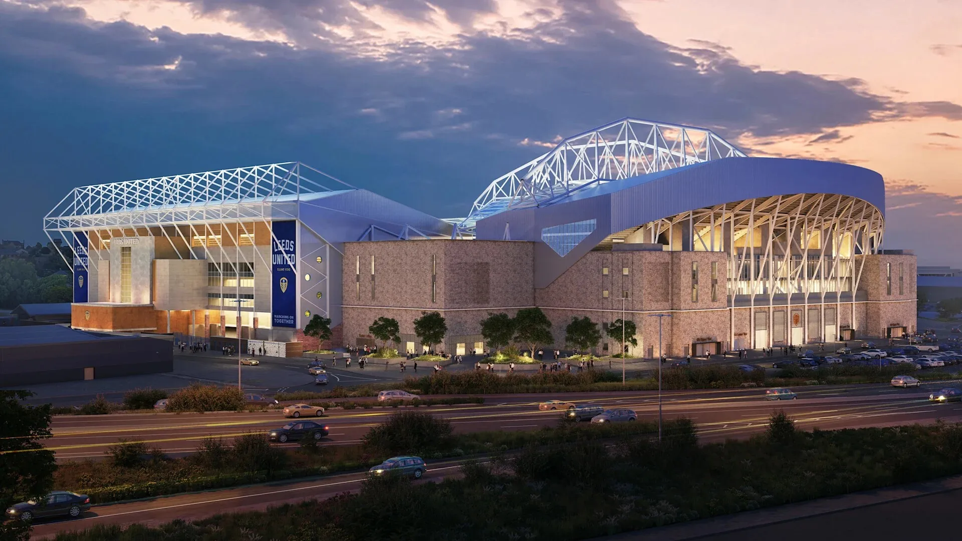 Redevelopment plans for Leeds United stadium Elland Road