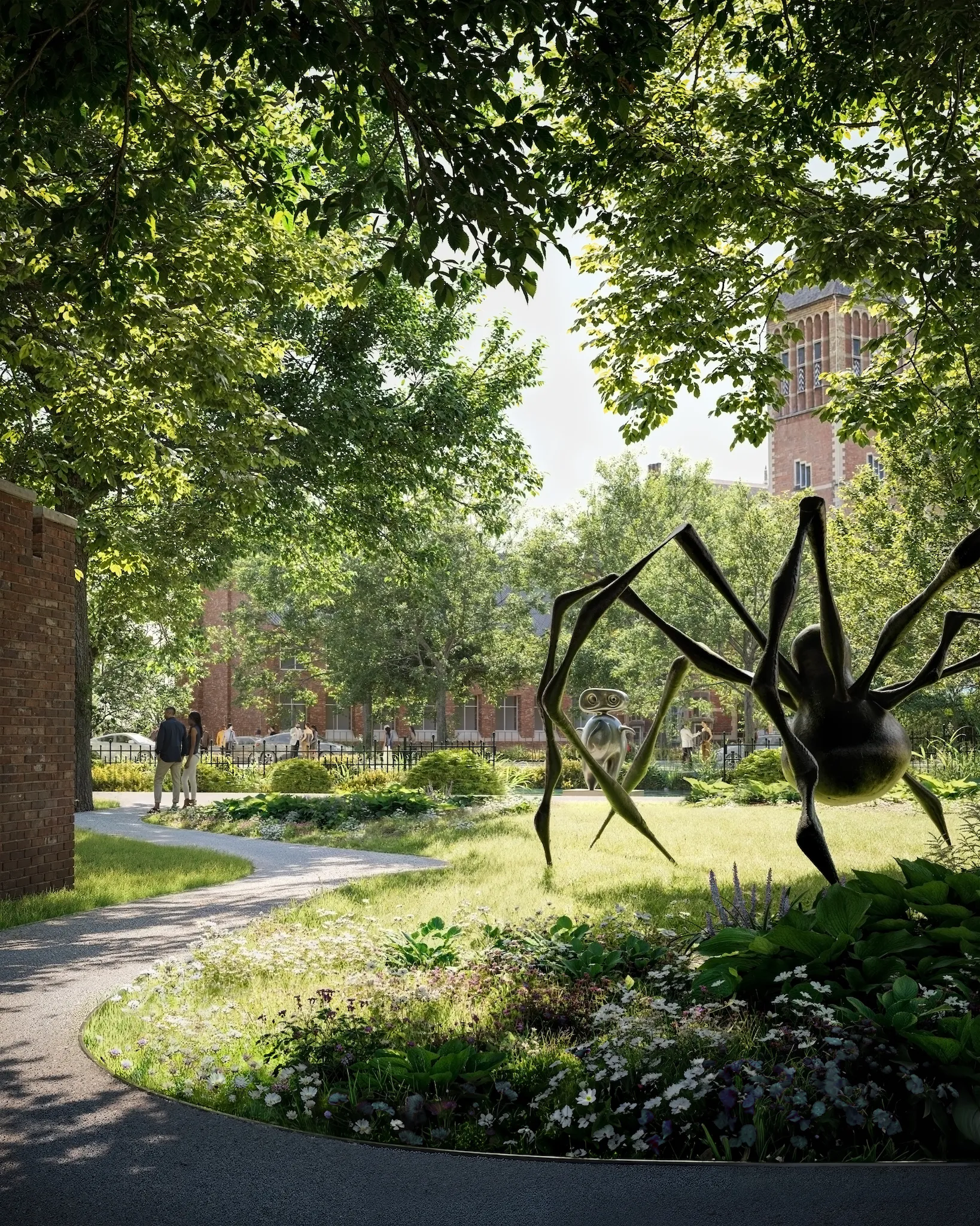 Artist Impression of the planned Rijksmuseum sculpture garden