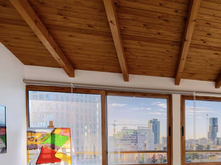 Top floor apartment with view in Tirana