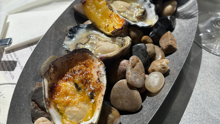 Oysters at Cordelia.