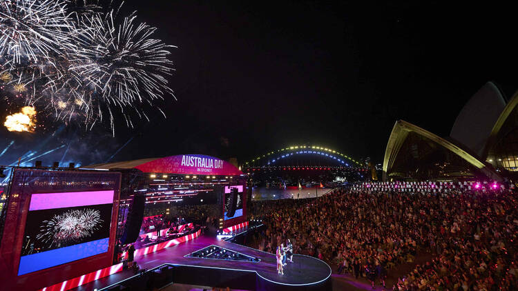 Watch the fireworks at Australia Day Live