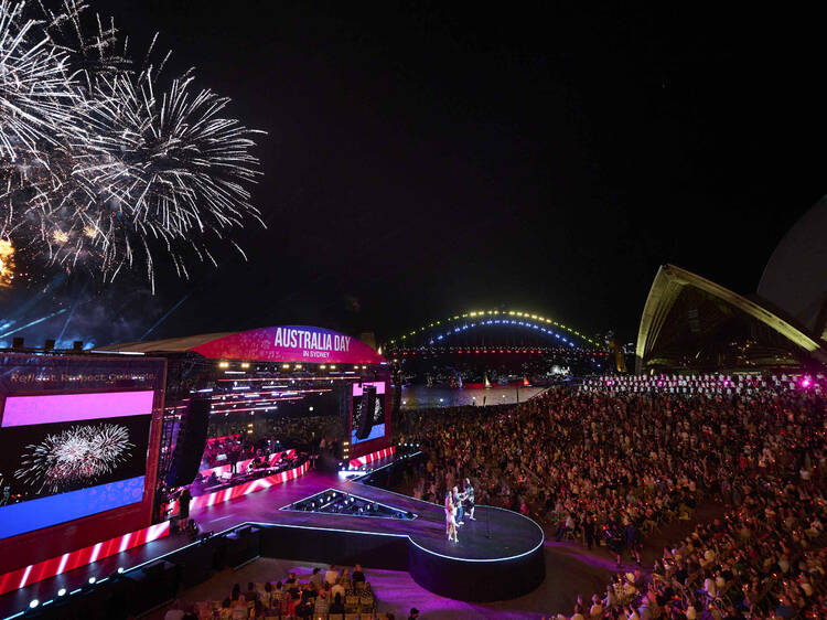 Watch the fireworks at Australia Day Live