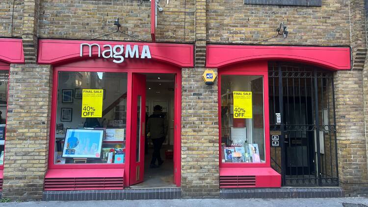 Magma shopfront in Covent Garden