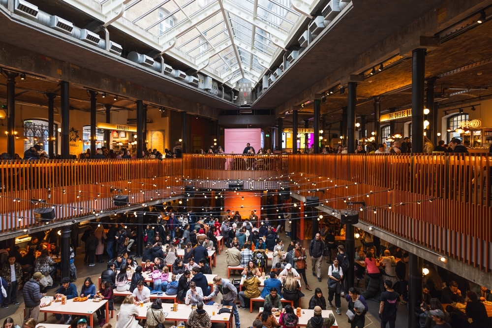 Seven Dials food hall, London