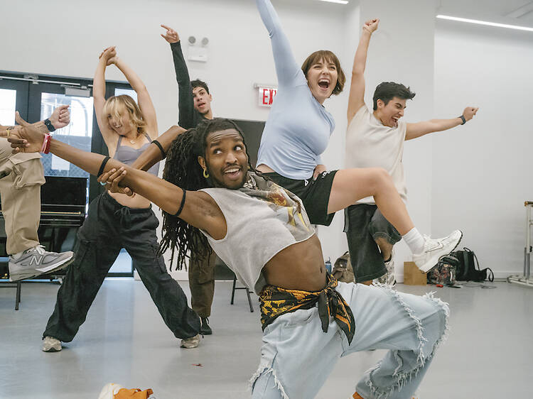 A 'Glee' star is joining an Off Broadway dance show and we can't think of a better fit